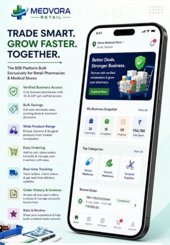 Medvora Pharmaceutical B2B App Development by Yugta Bista